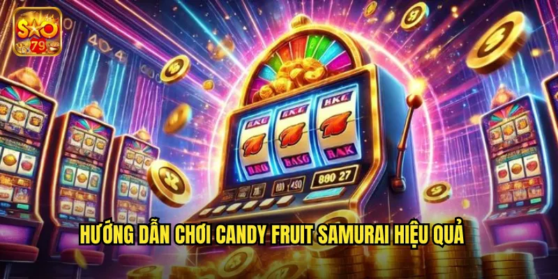 Candy Fruit Samurai Sao79 - Chiến Binh Trái Cây Ngọt Ngào 3 Hướng dẫn chơi Candy Fruit Samurai hiệu quả